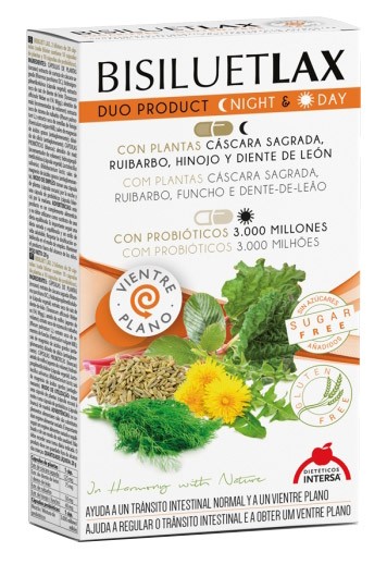 Capsule probiotice pentru trazitul intestinal, 40 capsule BISILUETLAX