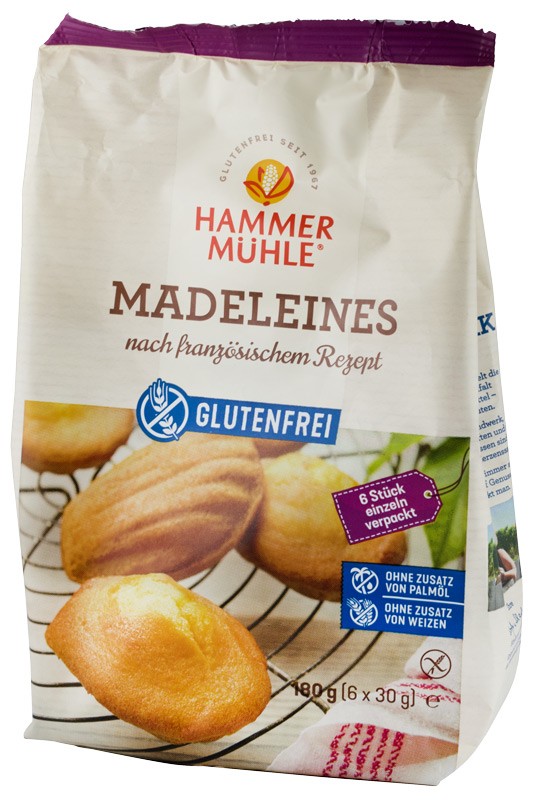 Madlene, dupa o reteta frantuzeasca, 180 g (6X30 g) HAMMER MUHLE