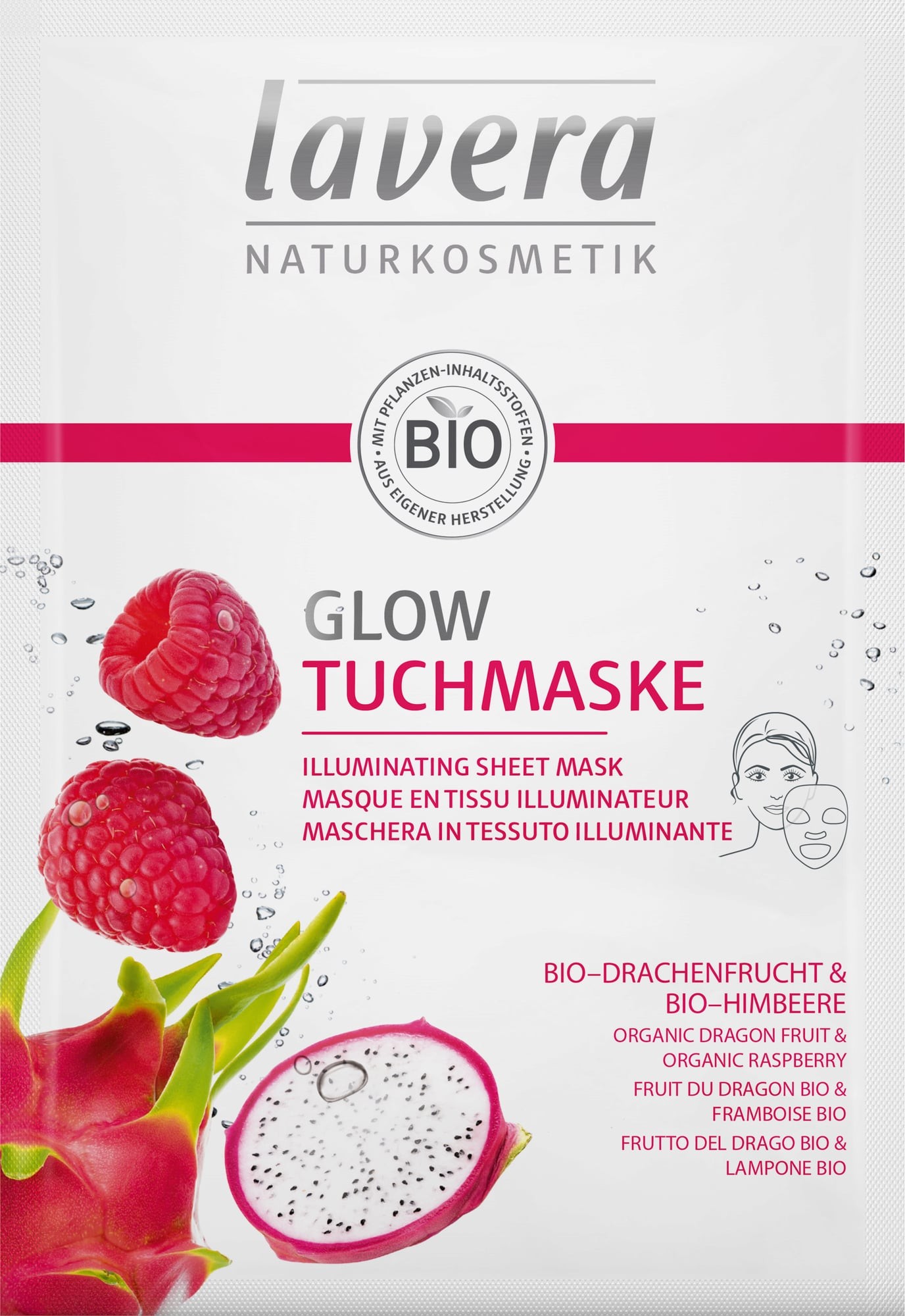 MASCA BIO SERVETEL PENTRU STRALUCIRE, 1 BUC LAVERA