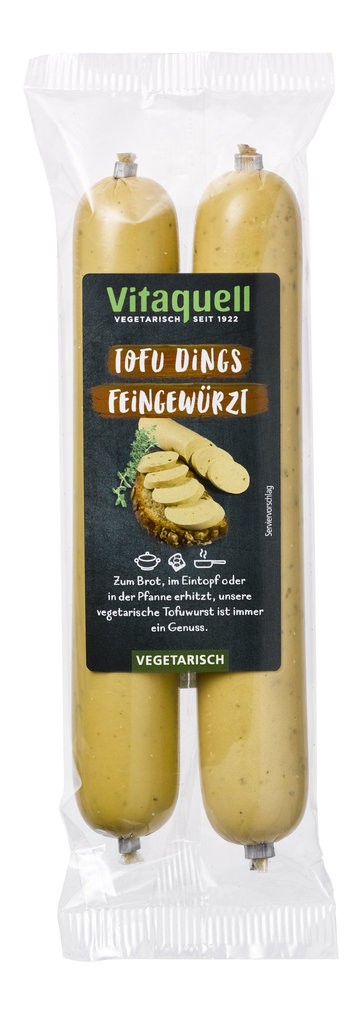 Vitaquell Carnati de tofu cu ierburi fine, 2 bucati 200g