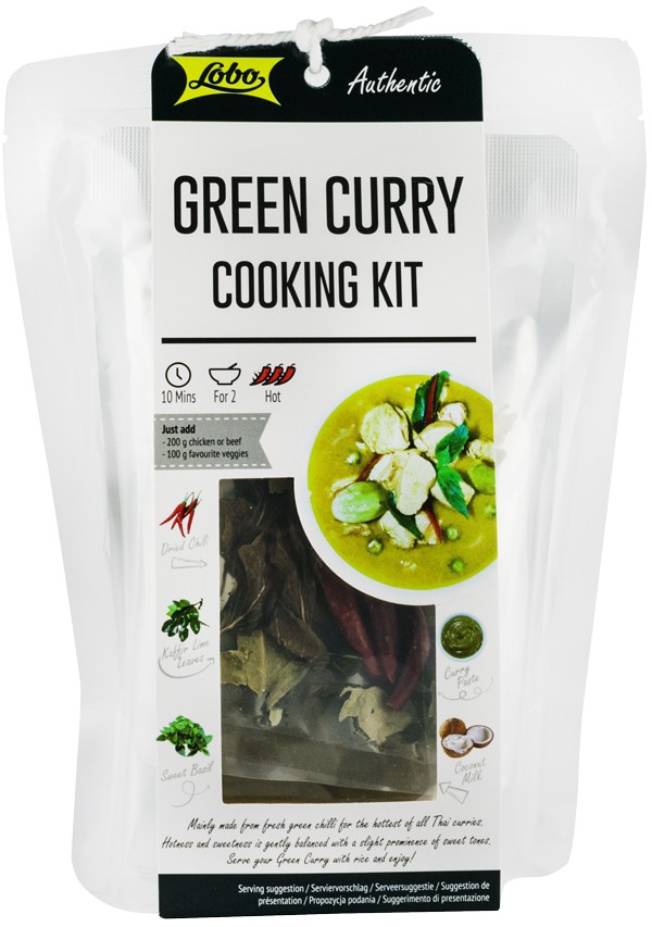KIT PENTRU GATIT CURRY VERDE, 253G LOBO