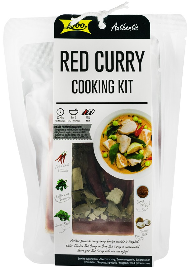 KIT PENTRU GATIT CURRY ROSU, 253G LOBO