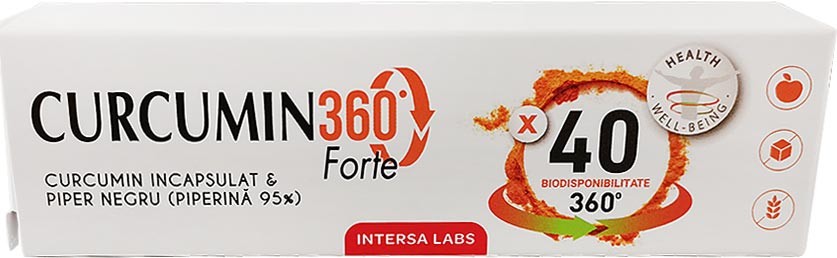 Curcumin 360 Forte, 10 capsule Cavacurmin Dieteticos Intersa