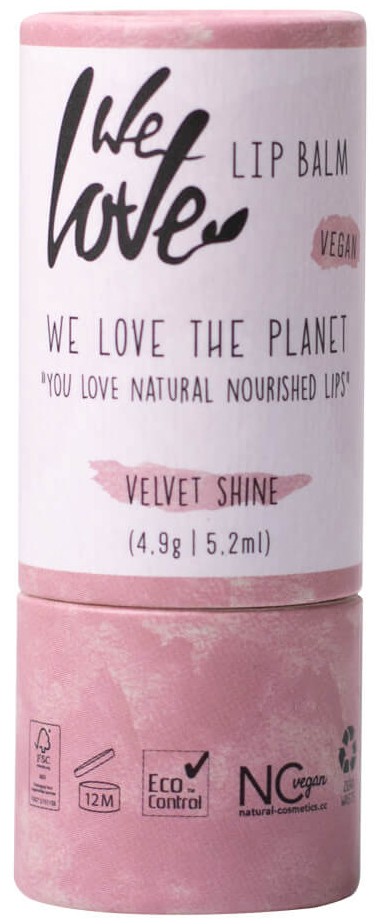 Balsam pentru buze Velvet Shine, 4,9 g /5,2 ml We Love The Planet