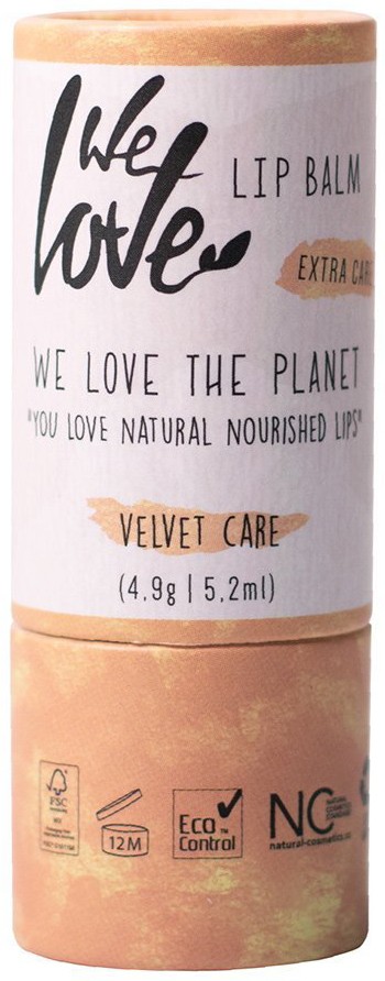 Balsam pentru buze Velvet Care, 4,9 g /5,2 ml We Love The Planet