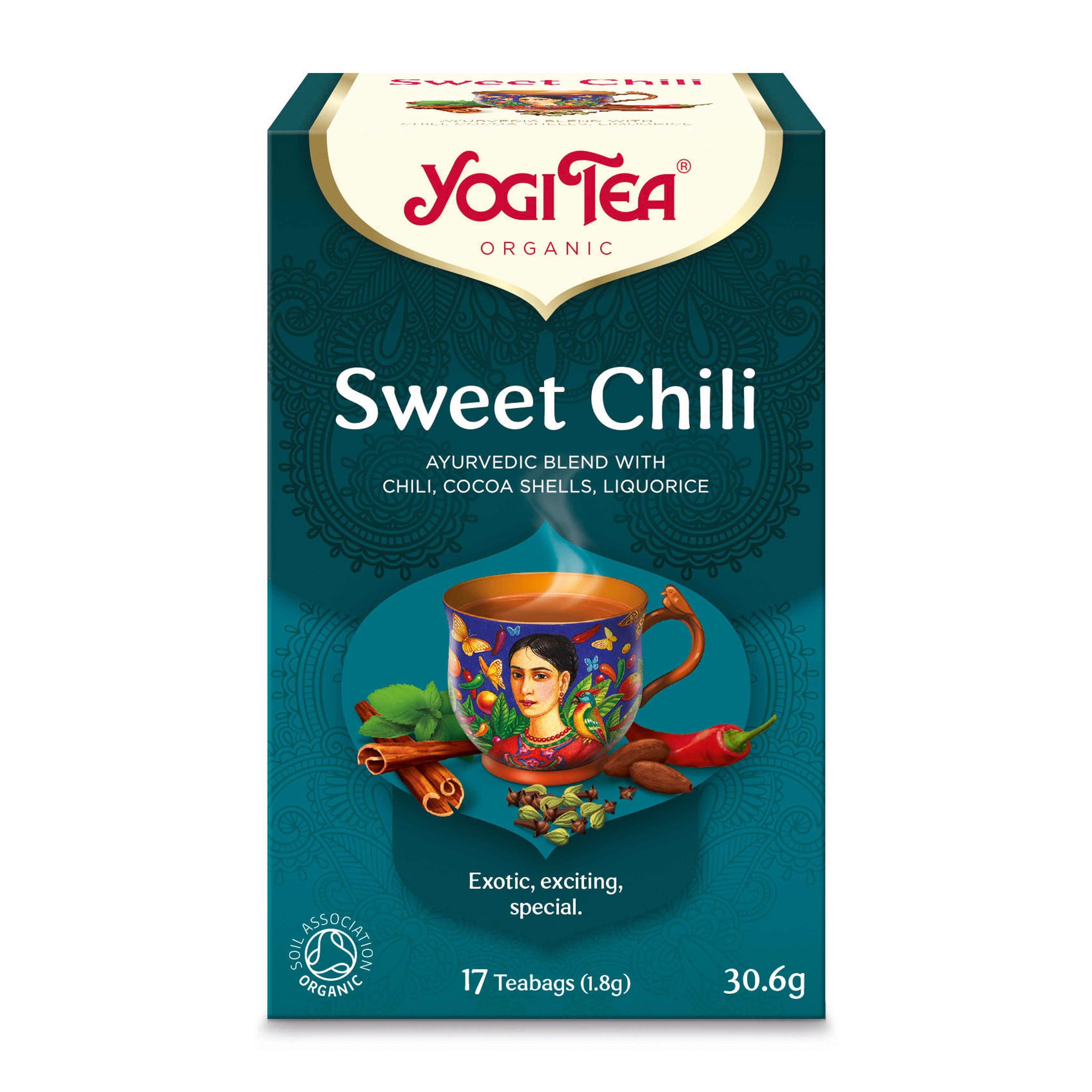 Ceai bio Ardei Dulce, 17 pliculete 30.6g Yogi Tea