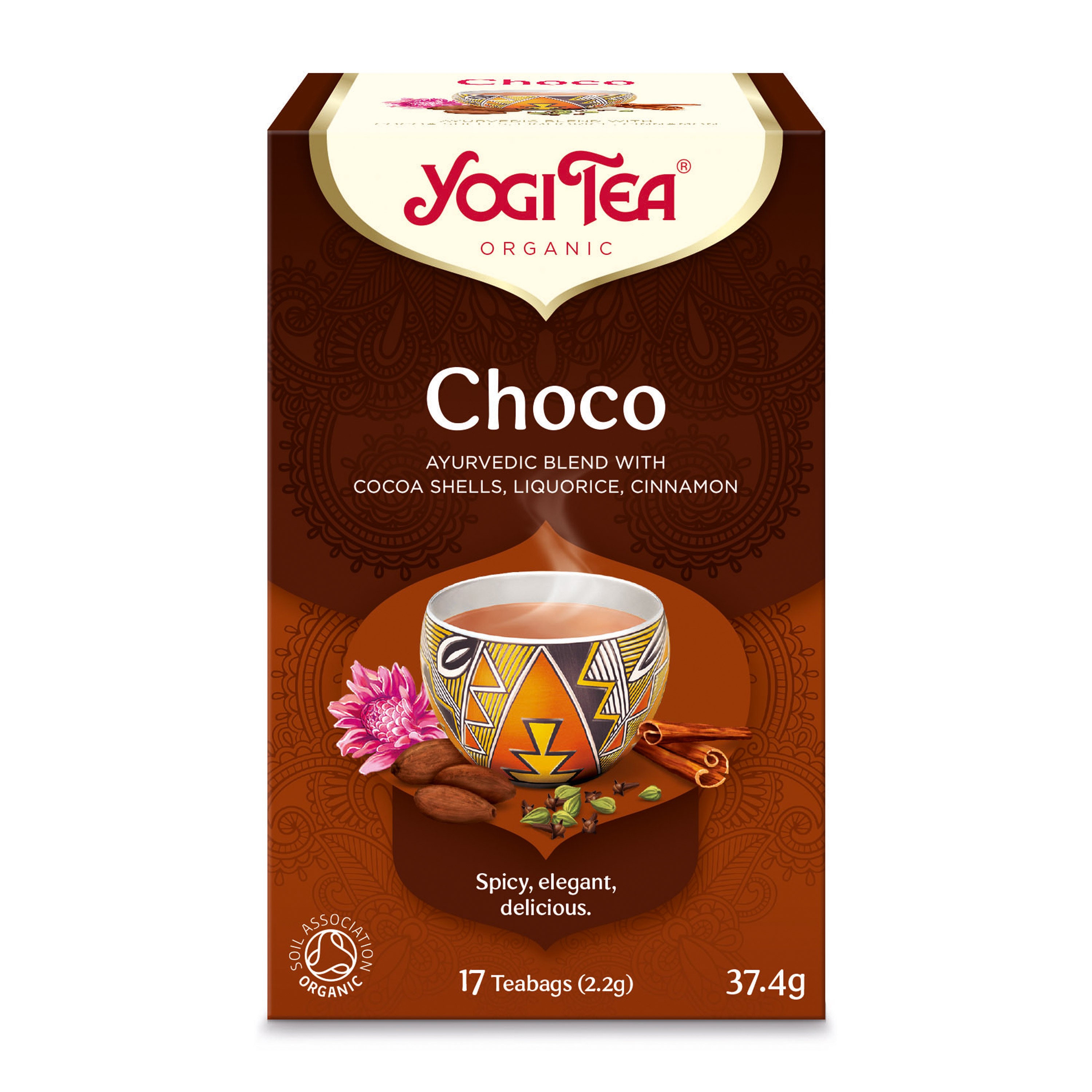 Ceai bio Choco, 17 pliculete x 2.2g (37.4g) Yogi Tea