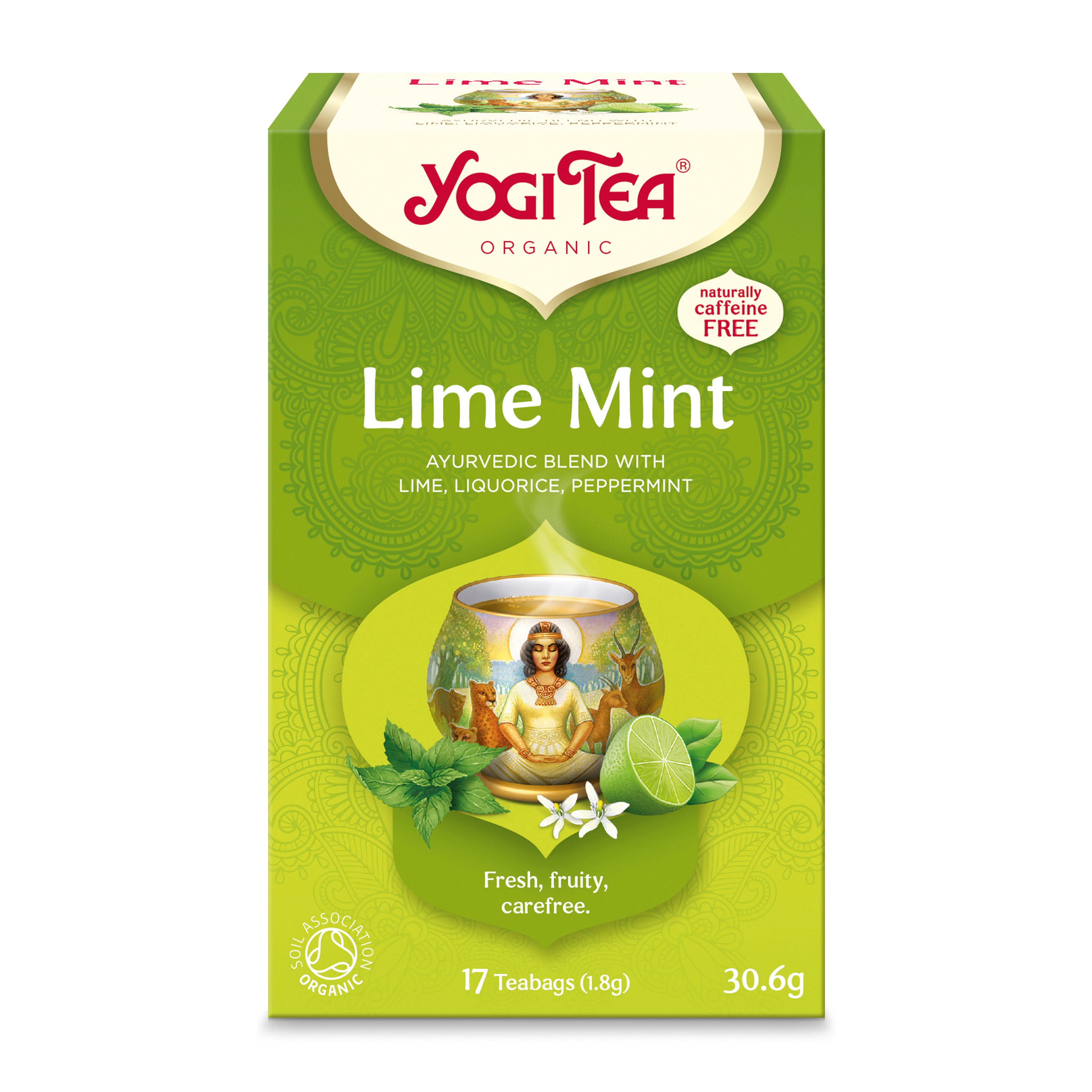 Ceai bio Lamaie si Menta, 17 pliculete x 1.8g (30.6g) Yogi Tea