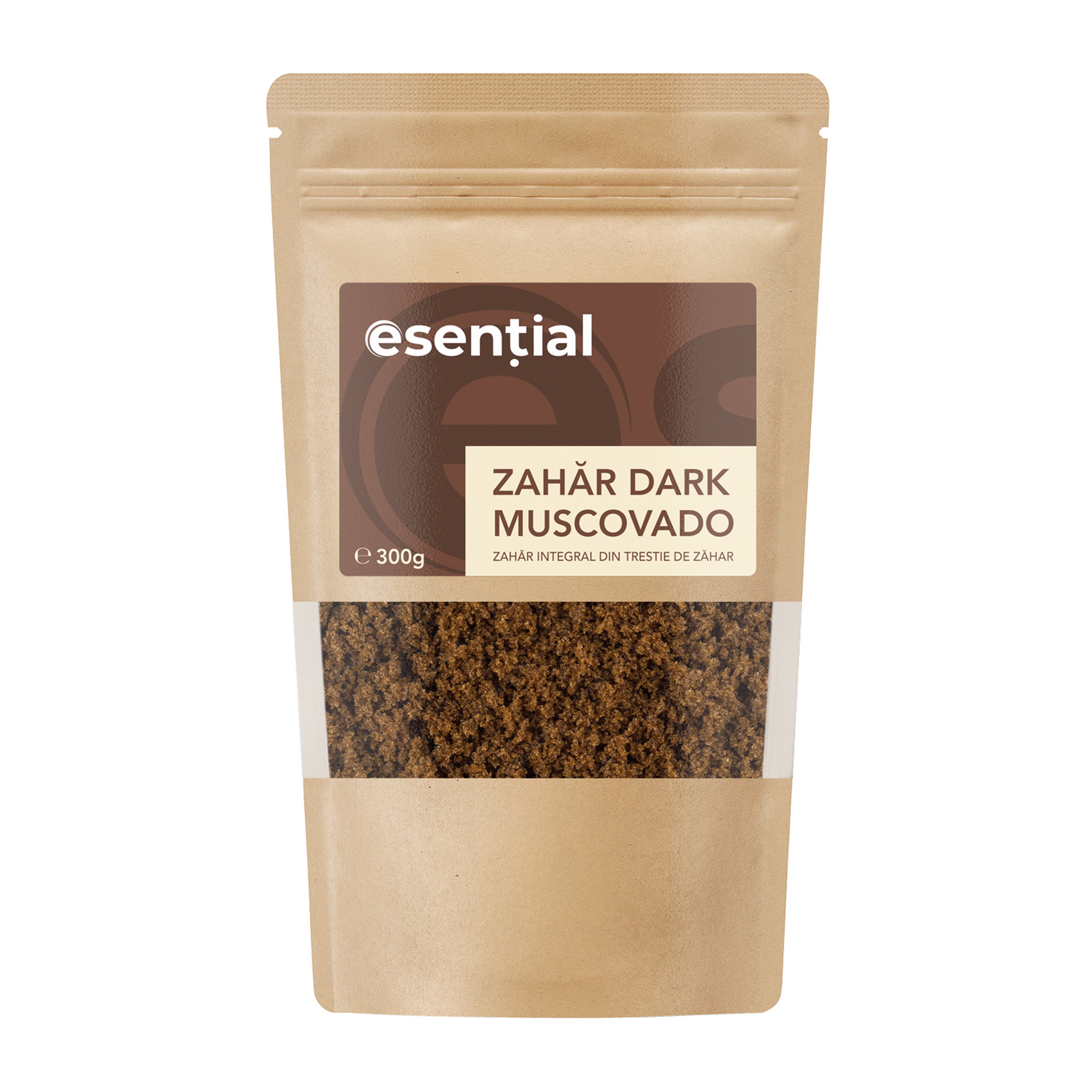 Zahăr dark Muscovado, 300g Esential