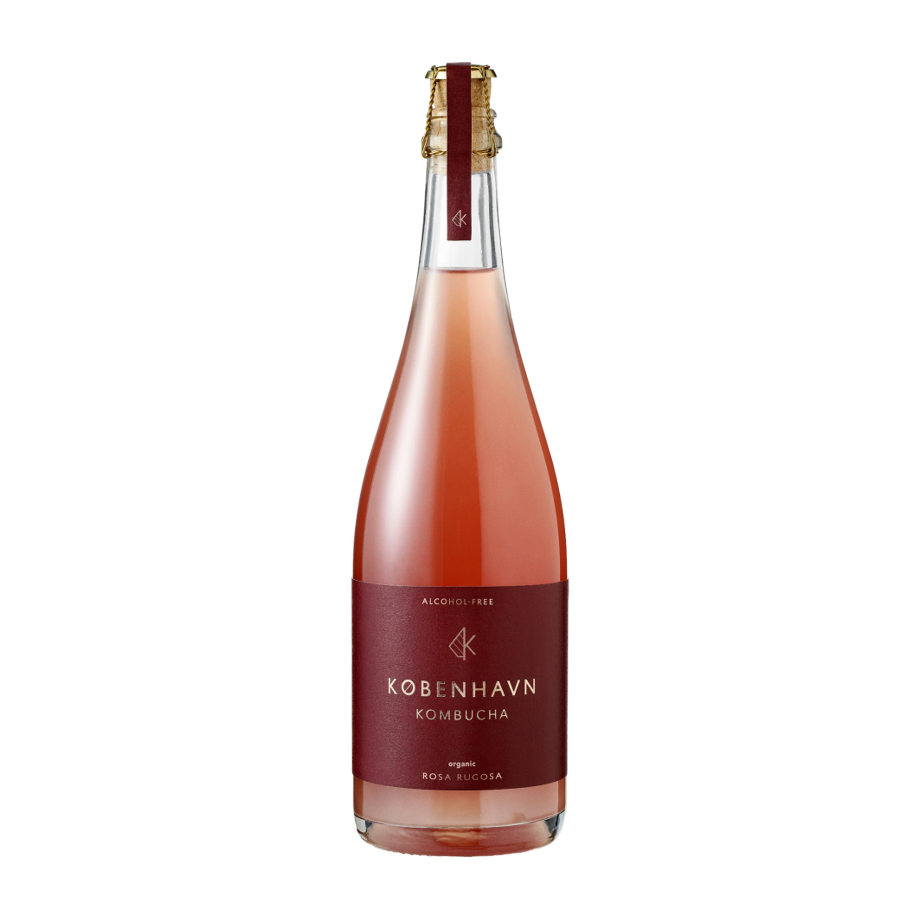 Copenhaga Kombucha Rosa Rugosa, 750ml BIO, Fara Alcool