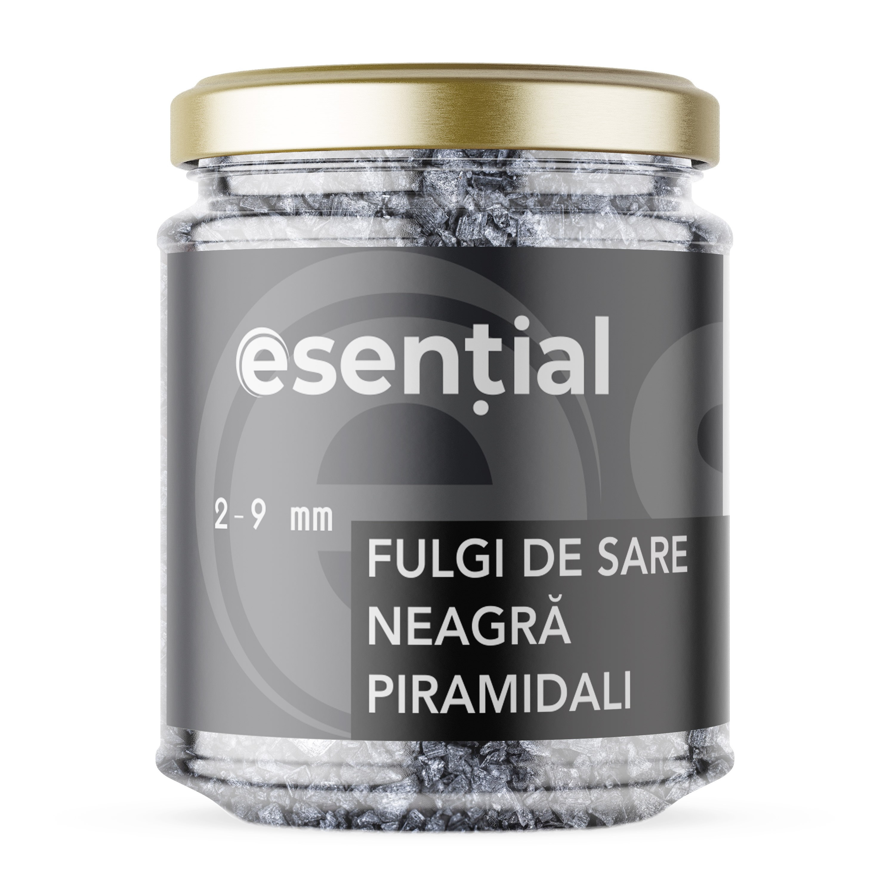Fulgi de sare neagră piramidali 2 - 9 mm, 90g Esential