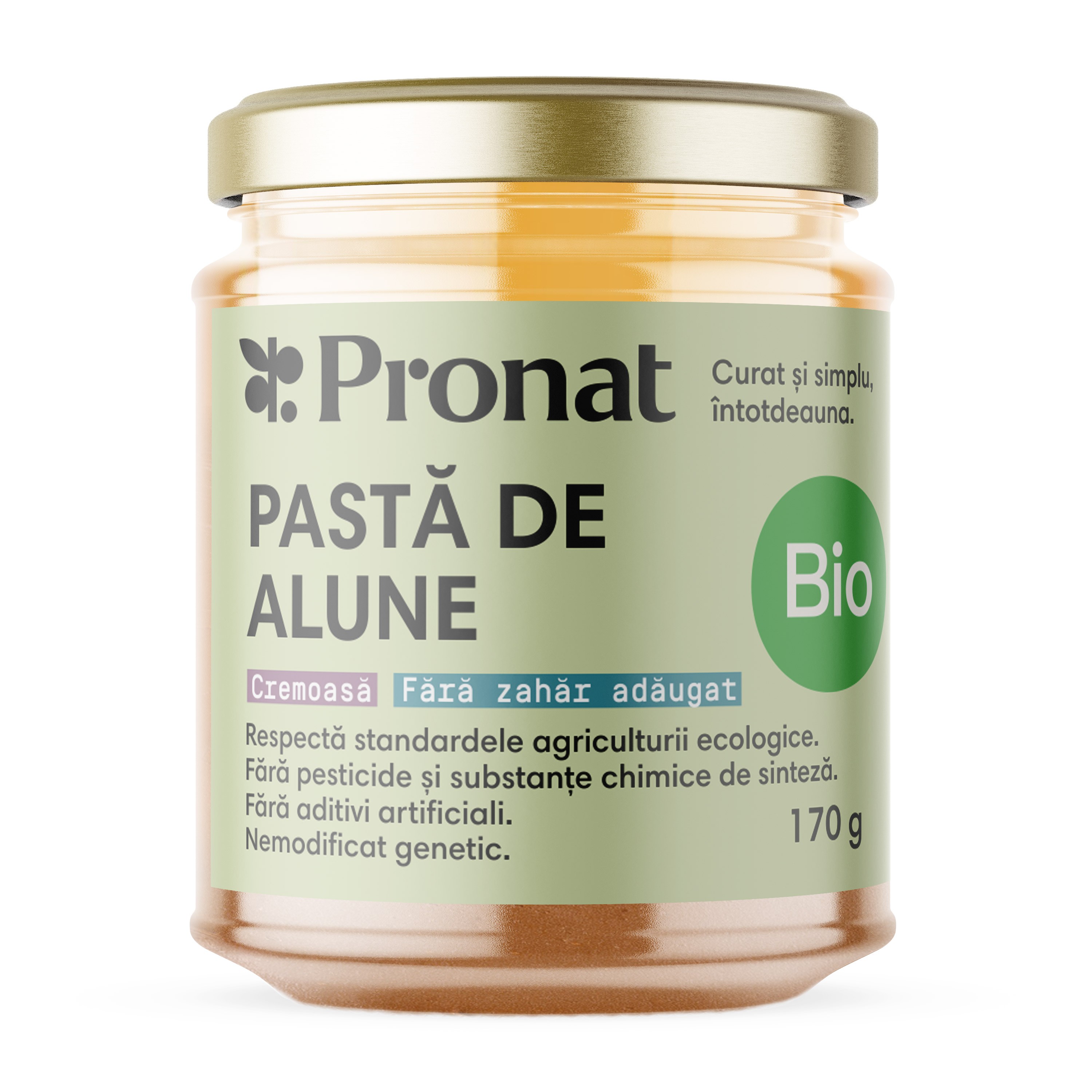 Pasta de alune bio, 170g Pronat