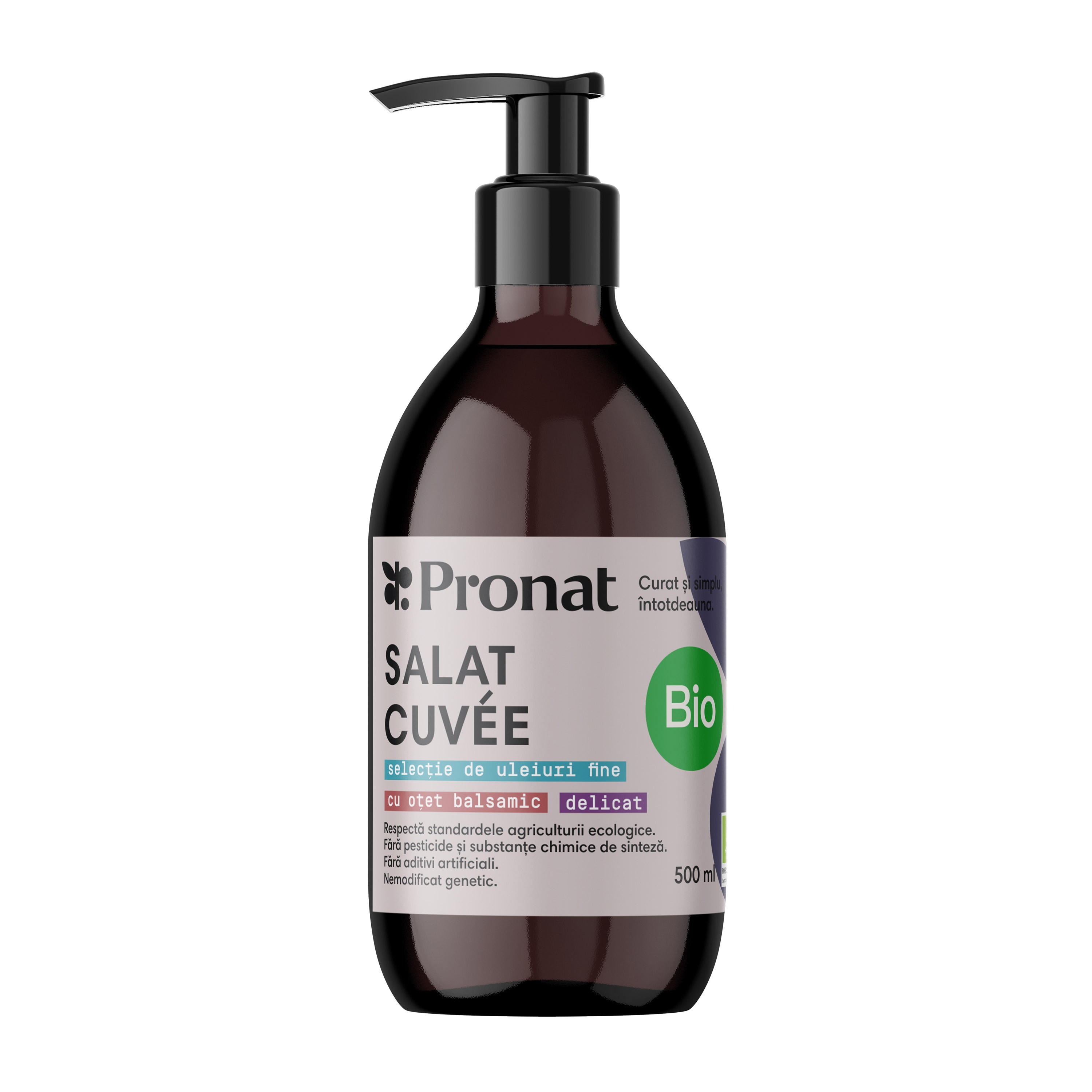 Salat Cuvée Selectie bio de uleiuri si otet balsamic pentru salate 500ml Pronat