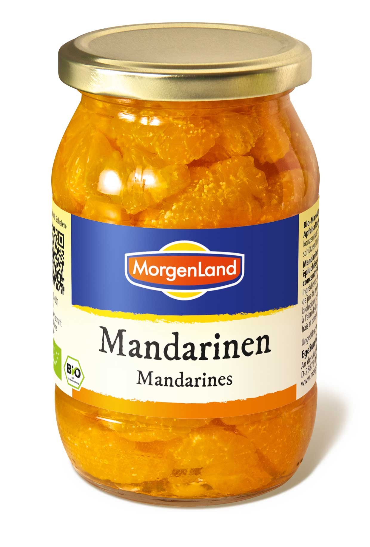Mandarine compot, bio, 350 g MORGENLAND