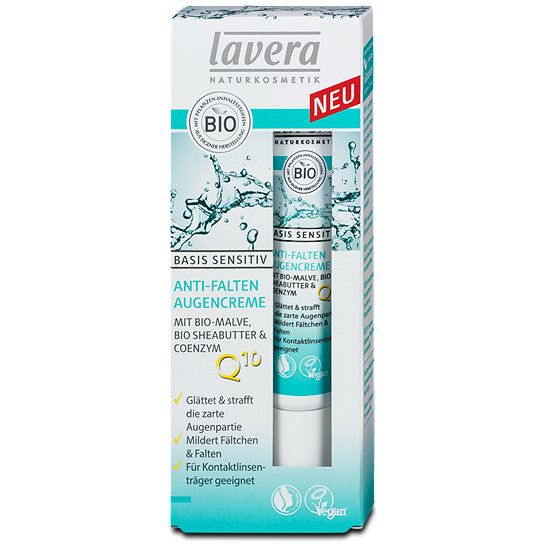 Basis Sensitiv Crema contur ochi anti-rid, 15ml Lavera