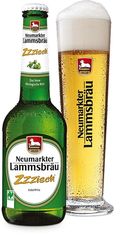 Bere Bio Edelpils Zzzisch 4,7 % vol. 0,33 L NEUMARKTER LAMMSBRAU