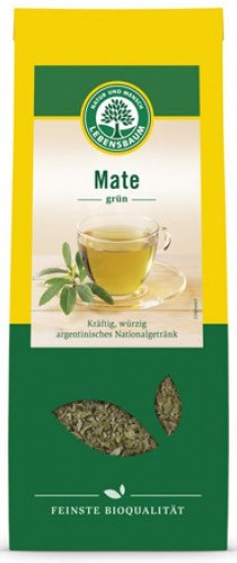 Ceai BIO Mate verde, 100g LEBENSBAUM