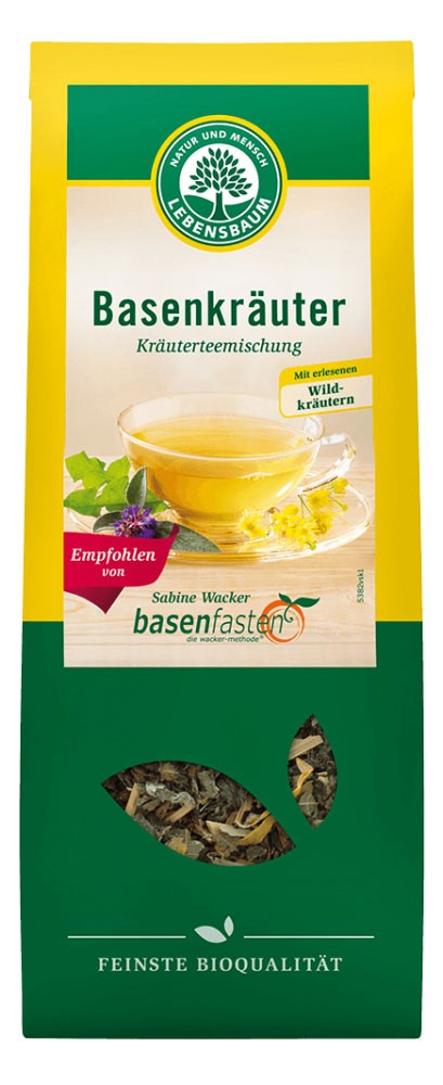 Ceai bazic bio cu plante salbatice, 50G LEBENSBAUM