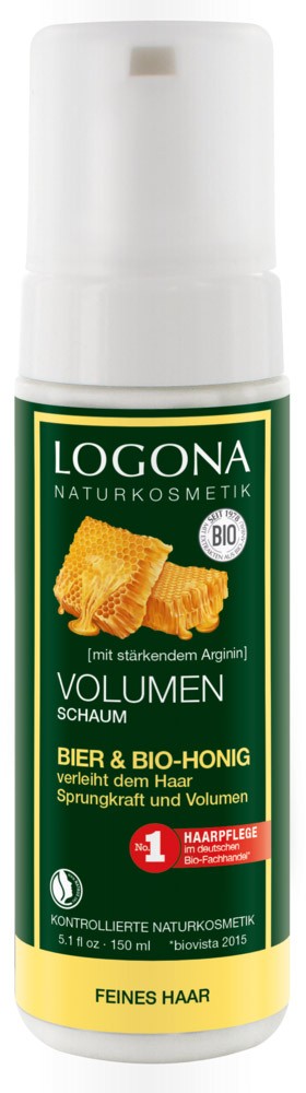 Spuma bio de par pentru volum, 150 ml Logona