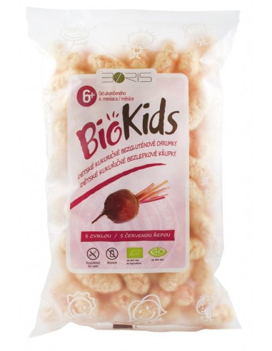 BioKids – Pufuleti BIO cu sfecla rosie, 55 g
