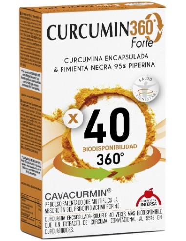 Curcumin - 360 Forte, 60 capsule Cavacurmin Dieteticos Intersa 