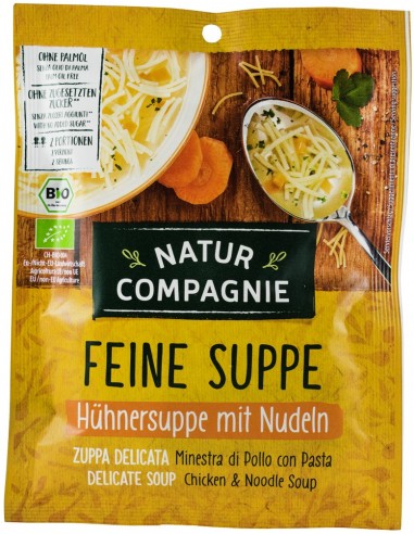 Natur Compagnie -Supă de pui cu tăiței, 40g