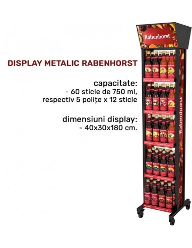 Display metalic pentru sucuri, Rabenhorst