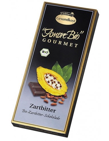 LIEBHART’S AMORE BIO – Ciocolată amăruie, 55% cacao, 100 g