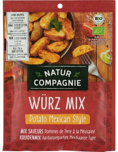Natur Compagnie - Mexican Style - Amestec de condimente mexicane, BIO, pentru cartofi, 35g