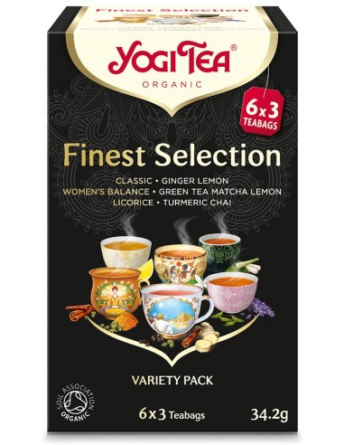 Yogi Tea – Selectie de ceaiuri BIO Finest Selection, 34,2g 