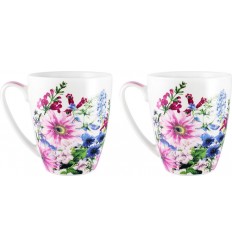 Set doua cani de portelan (0.35l) in cutie de cadou