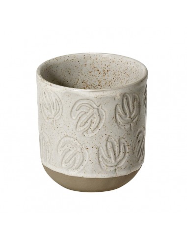 Cana din ceramica 0.2l, cu design frunza