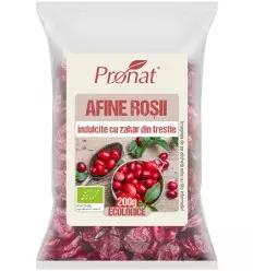 Afine rosii bio indulcite...