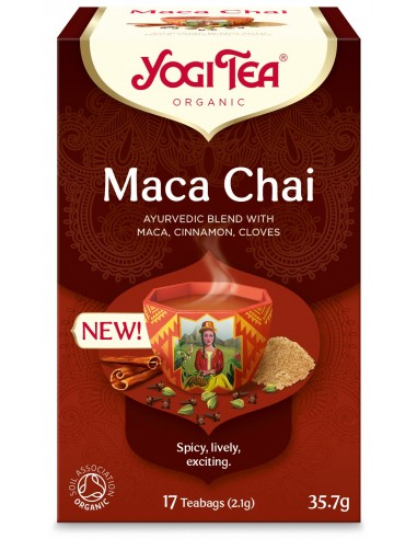 Ceai bio Maca Chai, 17x2.1g (35.7g)...
