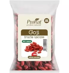 Fructe goji natur, 100g Pronat