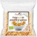 Fulgi bio de porumb si quinoa, 200g Pronat