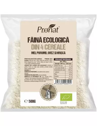 Faina bio din patru cereale natural...