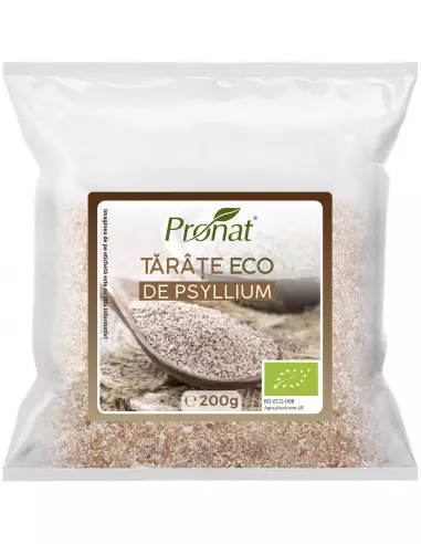 Tarate bio de psyllium, 200g Pronat