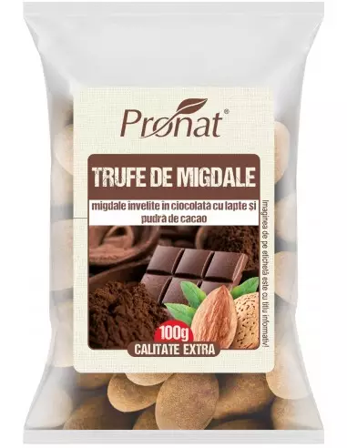 Trufe de migdale, 100g Pronat