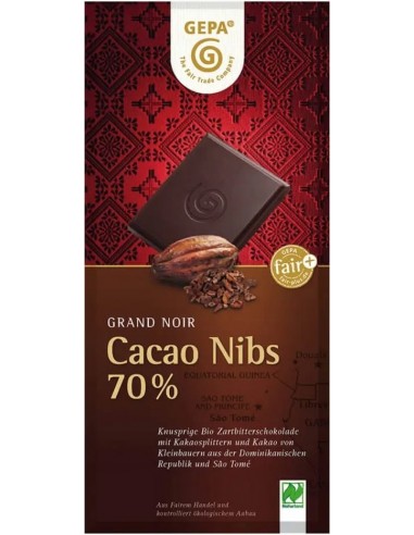 Ciocolata amaruie bio cu 70% cacao,...