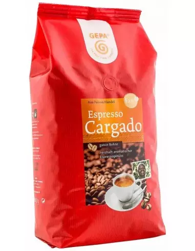 Cafea boabe Expresso Cargado, 1000g Gepa