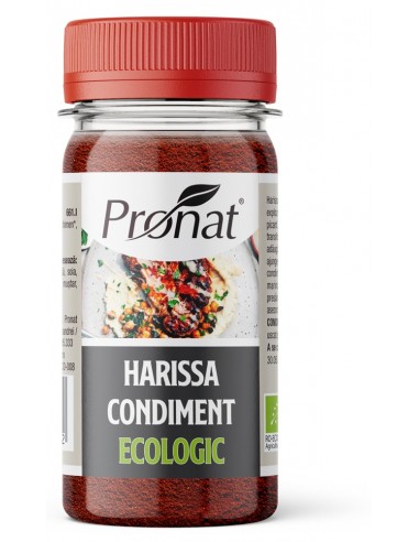 Harissa Condiment bio, 50g Pronat