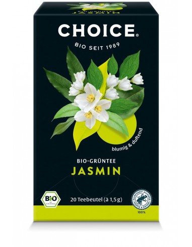 Ceai verde bio Jasmin, 20 pliculete a...