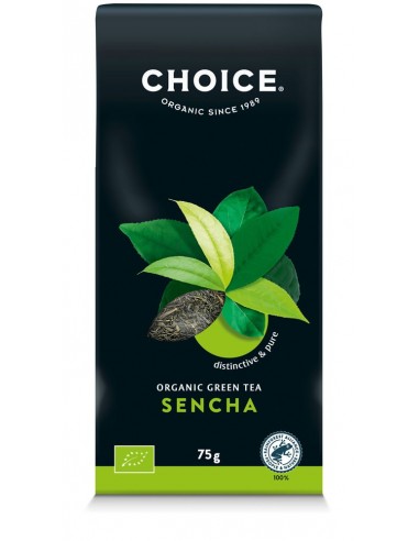 Ceai verde bio Sencha, 75g Choice®