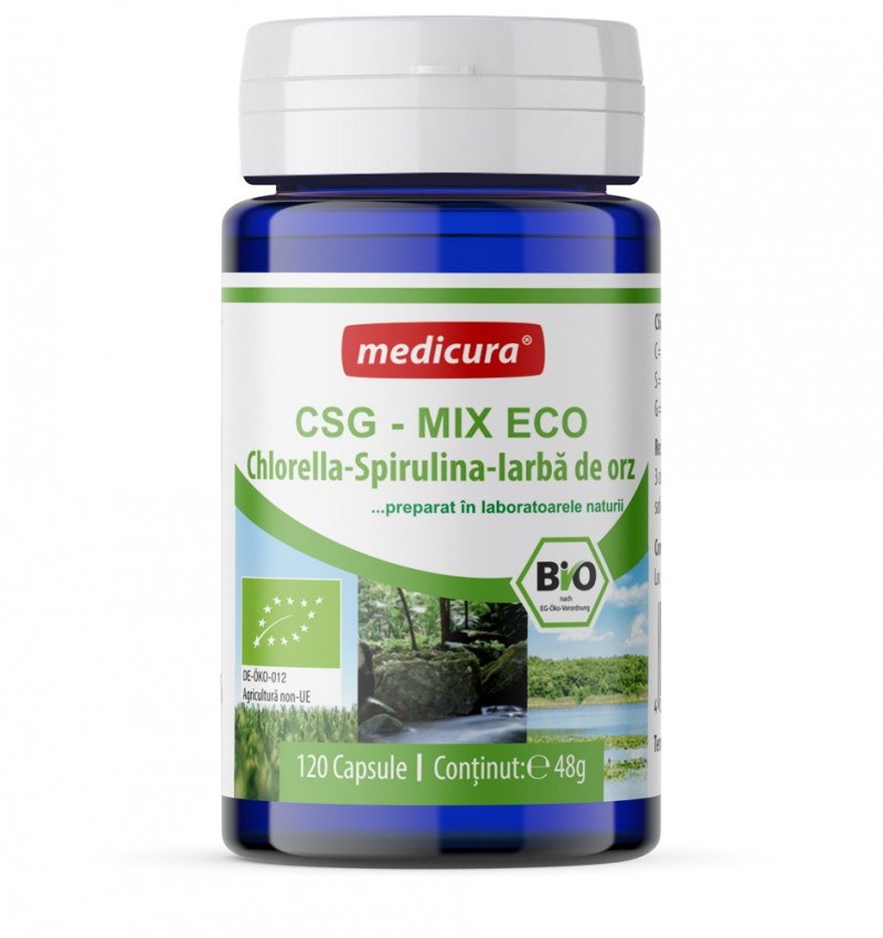 CSG Mix BIO, 120 comprimate/48 g Medicura