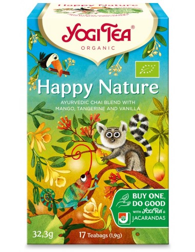 Ceai bio Happy Nature, 17 pliculete a...