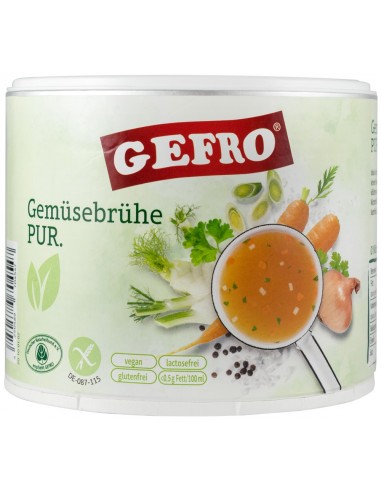 Supa de legume PUR, 300g Gefro