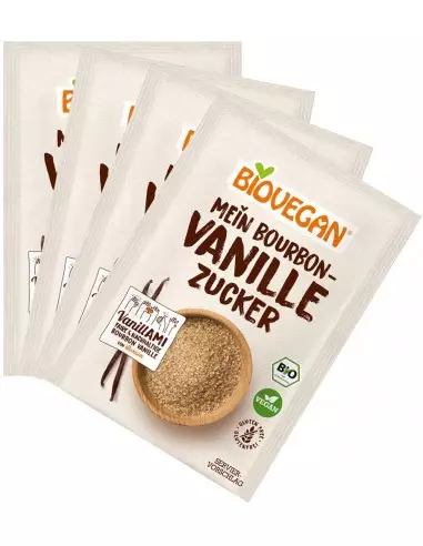 Zahar vanilat bio, 4x8g Biovegan