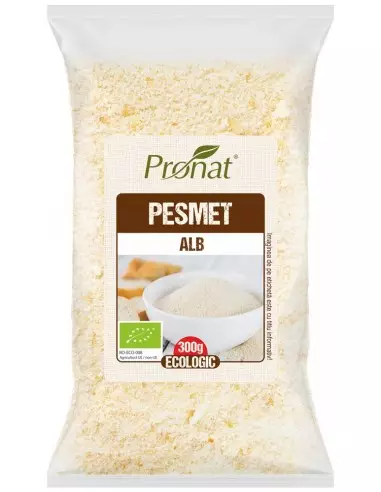 Pesmet alb bio, 300g Pronat