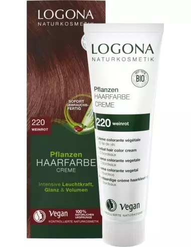 Vopsea de par crema, Rosu vin 220,...